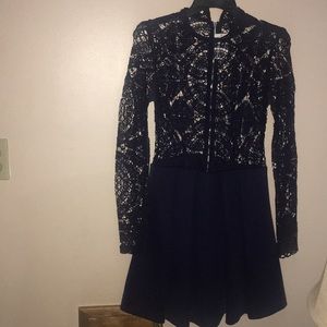 Navy blue dress